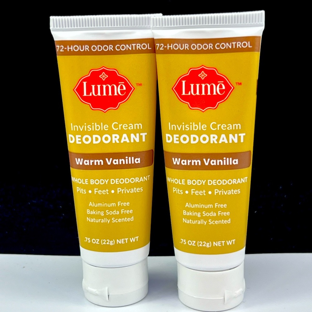 2X Cream Deodorant Tube .75oz Travel Size Warm Vanilla RARE ORIGINAL FORMULA